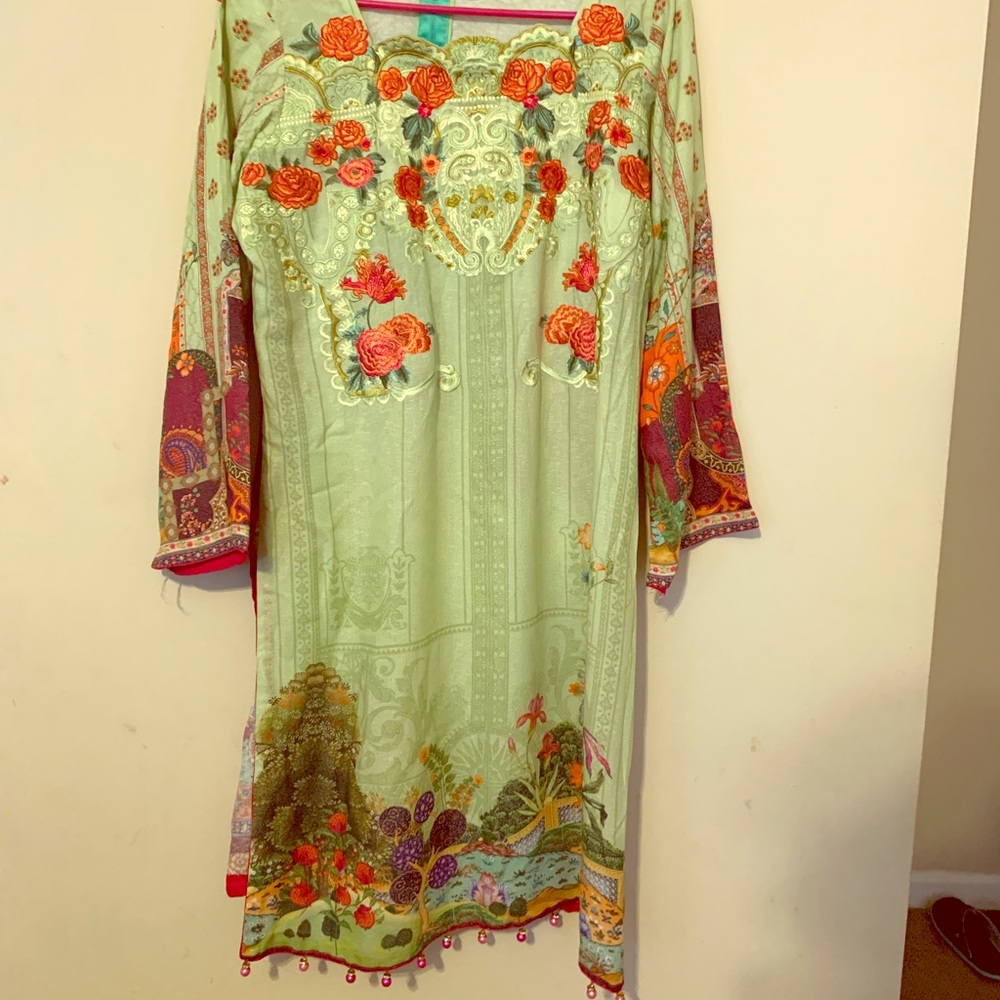 Pakistani 3 piece suit shalwar kameez salwar pant